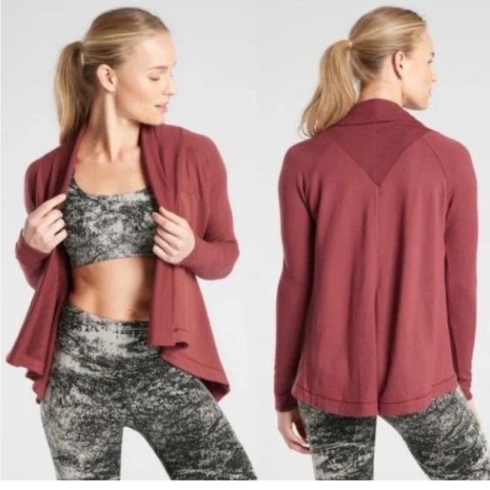 Athleta Nirvana Wear Two Ways Wrap Drape
Cardigan